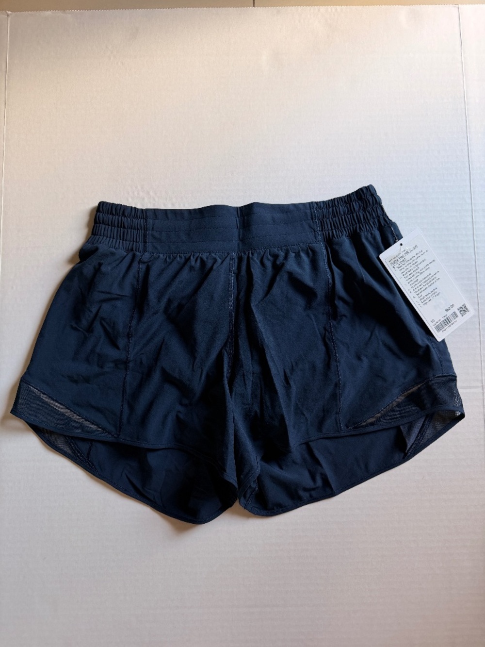 NWT Lululemon Hotty Hot Short *High-Rise Long 4" True Navy Size 10